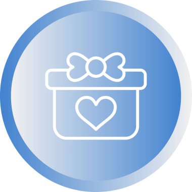 hediye simgesi vektör illüstrasyonu