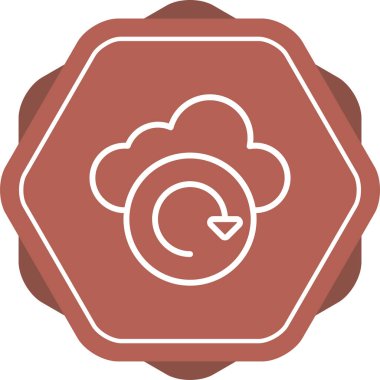 Bulut Yedekleme vektör çizimi 