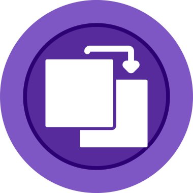 Önplan web simgesi, vektör illüstrasyonu