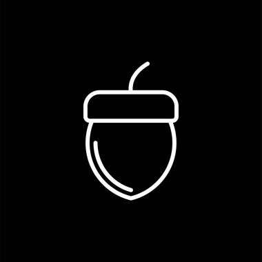 palamut web simgesi basit illüstrasyon