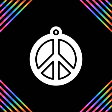 Barış işareti web illüstrasyon tasarımı