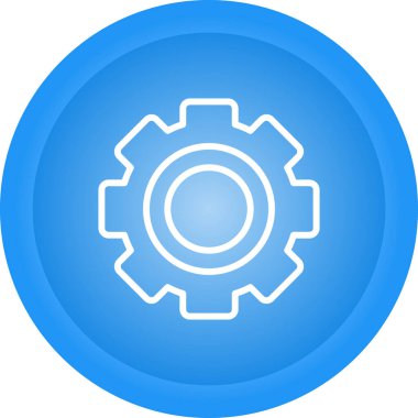 ayar simgesi, vektör illüstrasyonu