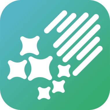 Yıldızlı vektör illüstrasyonu