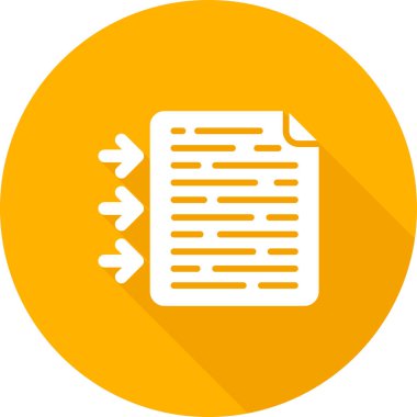 belge web simgesi vektör illüstrasyonu