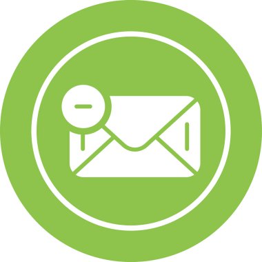 Simge işaret vektörü illüstrasyonunu sil 