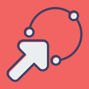 Beyaz Arkaplanda Seçim Simgesi İzole Edildi 