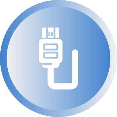 Modern hdmi simgesinin vektör çizimi