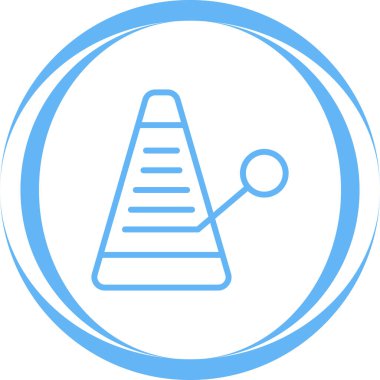 Metronom simgesinin basit çizimi