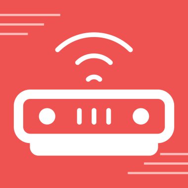 Yönlendirici. Web simgesi basit illüstrasyon 