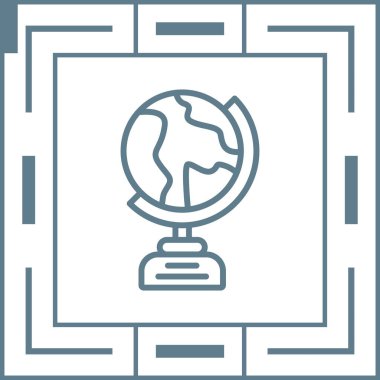 Globe web simgesinin illüstrasyonu 