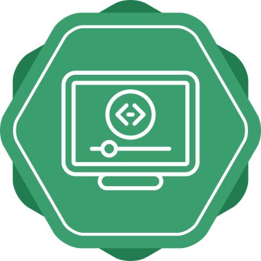 Basit gösterim meta veri web simgesi