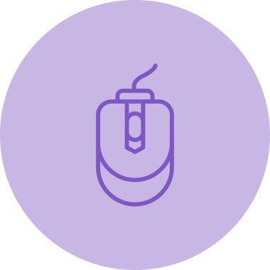 Bilgisayar faresi. Web simgesi basit illüstrasyon