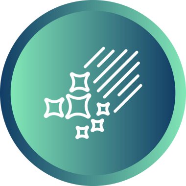 Yıldızlı vektör illüstrasyonu