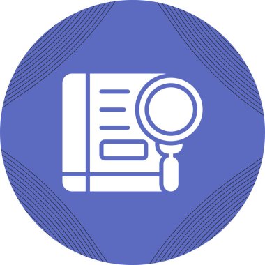 Ansiklopedi web simgesinin vektör illüstrasyonu