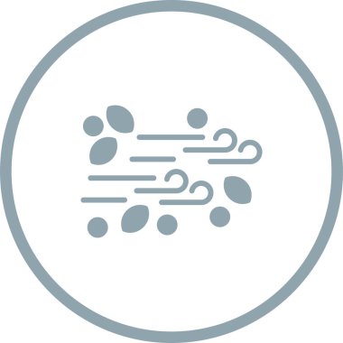 Rüzgar simgesinin vektör illüstrasyonu