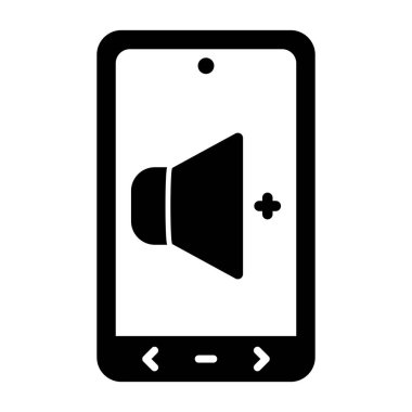 Ses simgesini yükselt. Ses sembolü. Ses işareti