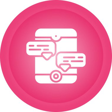 Metin Satır vektörüyle Konuşma Baloncuğu