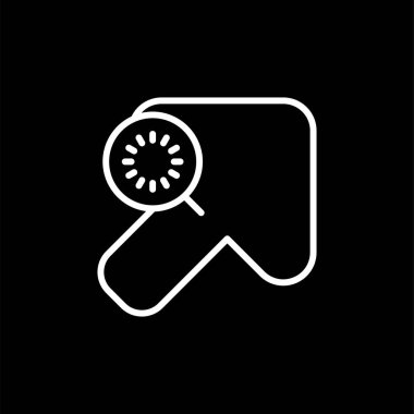 ok web simgesi, vektör çizim