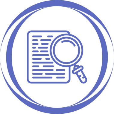 Ara. Web simgesi basit tasarım