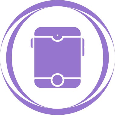 akıllı telefon simgesi, vektör illüstrasyonu basit tasarım