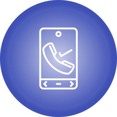 Alıcı simge vektör illüstrasyonunu ara