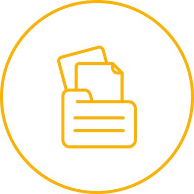 dizin web simgesi, basit vektör illüstrasyonu