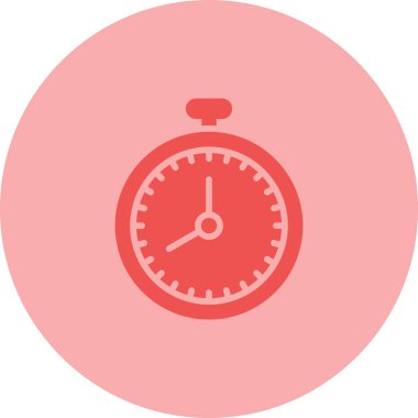 Kronometre Web simgesi basit illüstrasyon