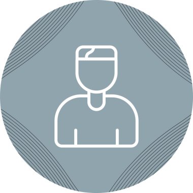 kullanıcı. Web simgesi basit illüstrasyon