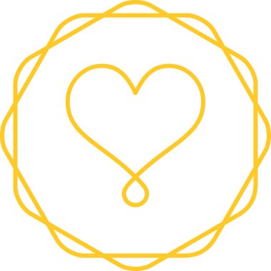 kalp simgesi, web basit illüstrasyon