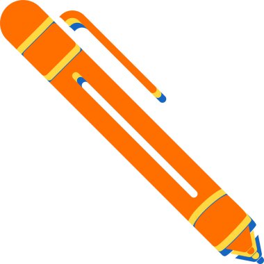 kalem simgesi. Web basit illüstrasyonu