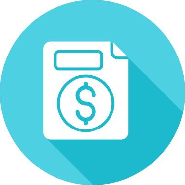 belge web simgesi vektör illüstrasyonu