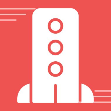 Modem simgesi web basit illüstrasyon