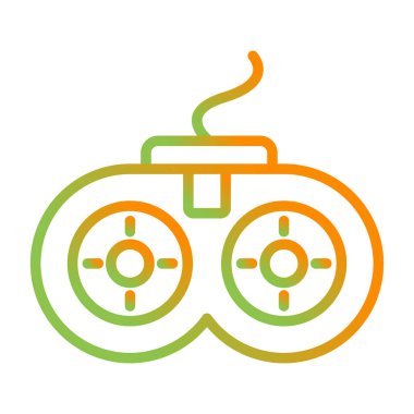 Oyun çubuğu web simge vektör çizim 