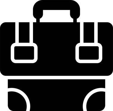 Evrak Çantası'nı web simge vektör çizim