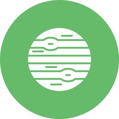 Gezegen web simgesi vektör illüstrasyonu 