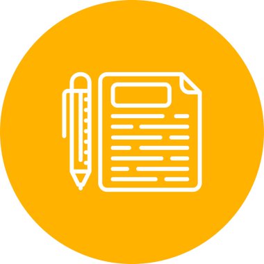 Sözleşmeli ağ simgesi, vektör illüstrasyonu