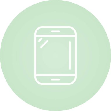 akıllı telefon simgesi, vektör illüstrasyonu basit tasarım