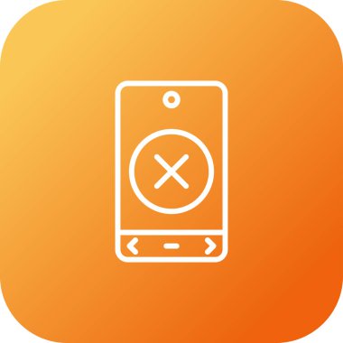 çapraz simgenin vektör illüstrasyonu 