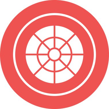 Pantone Simgesi. Renkli Tekerlek İşareti. Vektör İllüstrasyon Kılavuzu.