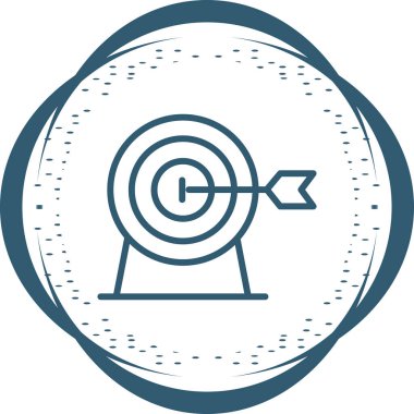 hedef simge vektör illüstrasyonu 