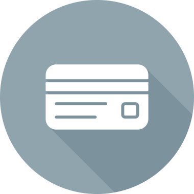 Kredi Kartı Hattı Simgesi. Ödeme Konsepti. Vektör İllüstrasyonu.