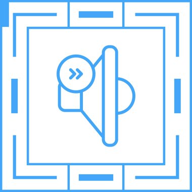 İleri simgesinin vektör illüstrasyonu