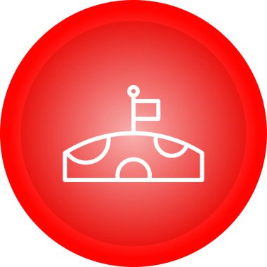 Beyaz arkaplanda ay vektör simgesi, gece simgesi 