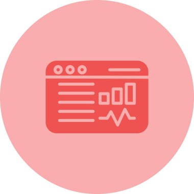 Sosyal Medya Analizleri için illüstrasyon simgesi