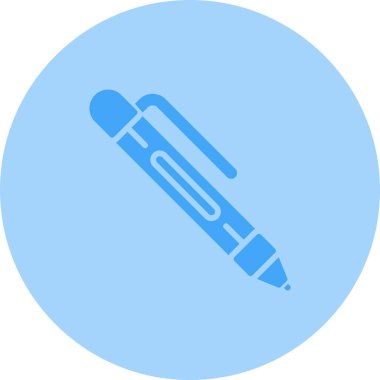 kalem simgesi. Web basit illüstrasyonu