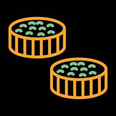 Suşi simgesinin basit web çizimi