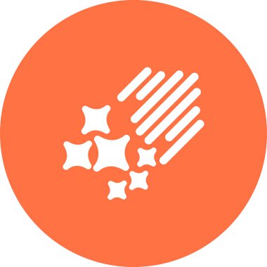 Yıldızlı vektör illüstrasyonu