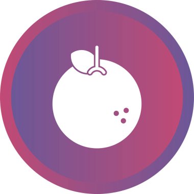 turuncu ağ simgesi, basit illüstrasyon