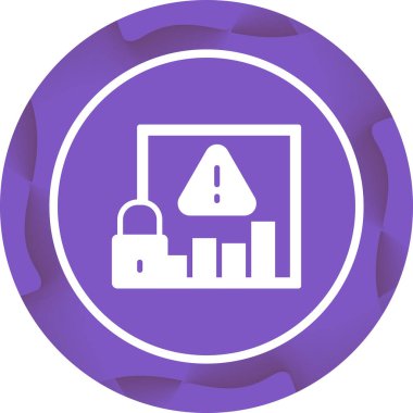 Risk simgesinin vektör çizimi 