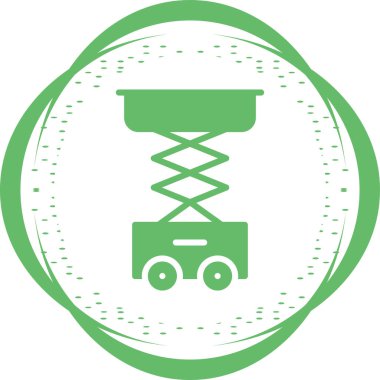 Makas Kaldırma simgesi vektör illüstrasyonu    